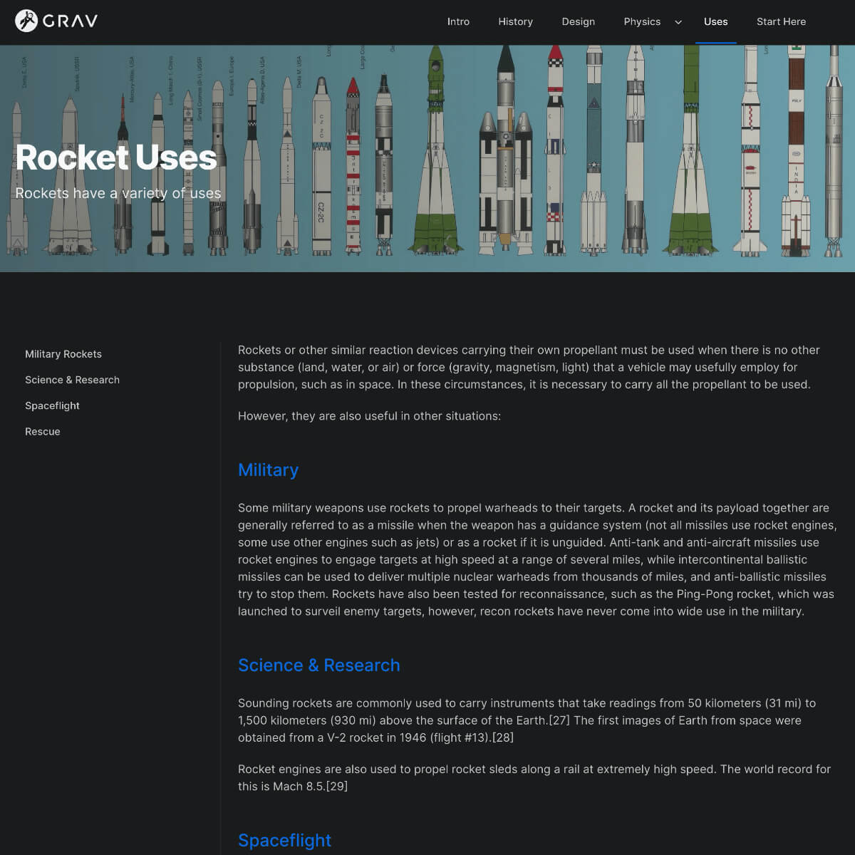 Rockets Skeleton